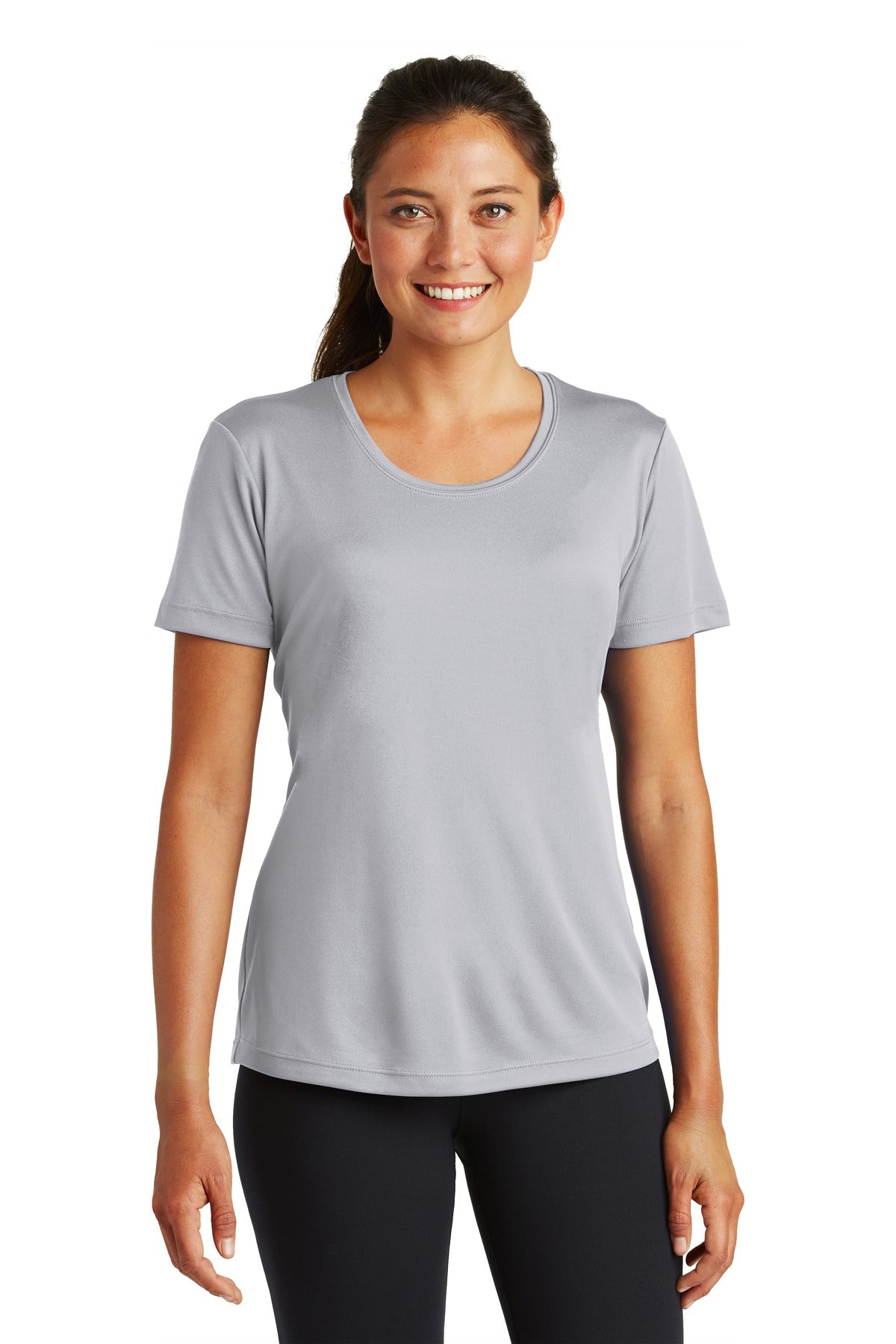 Sport-Tek Women's PosiCharge Competitor Tee. LST350 - Silver