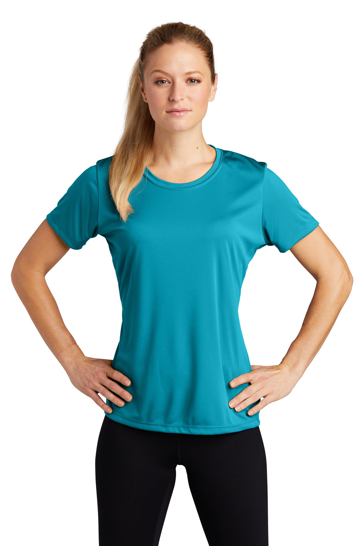 Sport-Tek Women's PosiCharge Competitor Tee. LST350 - Tropic Blue