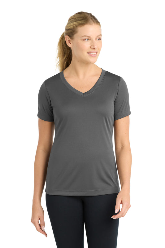 Sport-Tek Women's PosiCharge Competitor V-Neck Tee. LST353 - Iron Grey