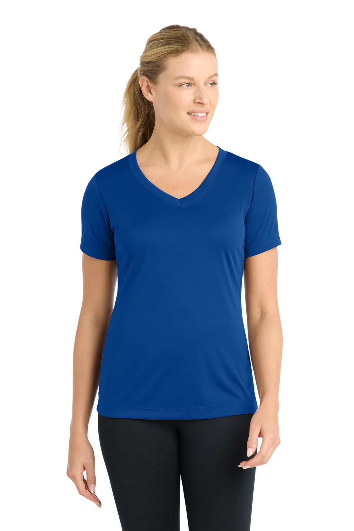 Sport-Tek Women's PosiCharge Competitor V-Neck Tee. LST353 - True Royal