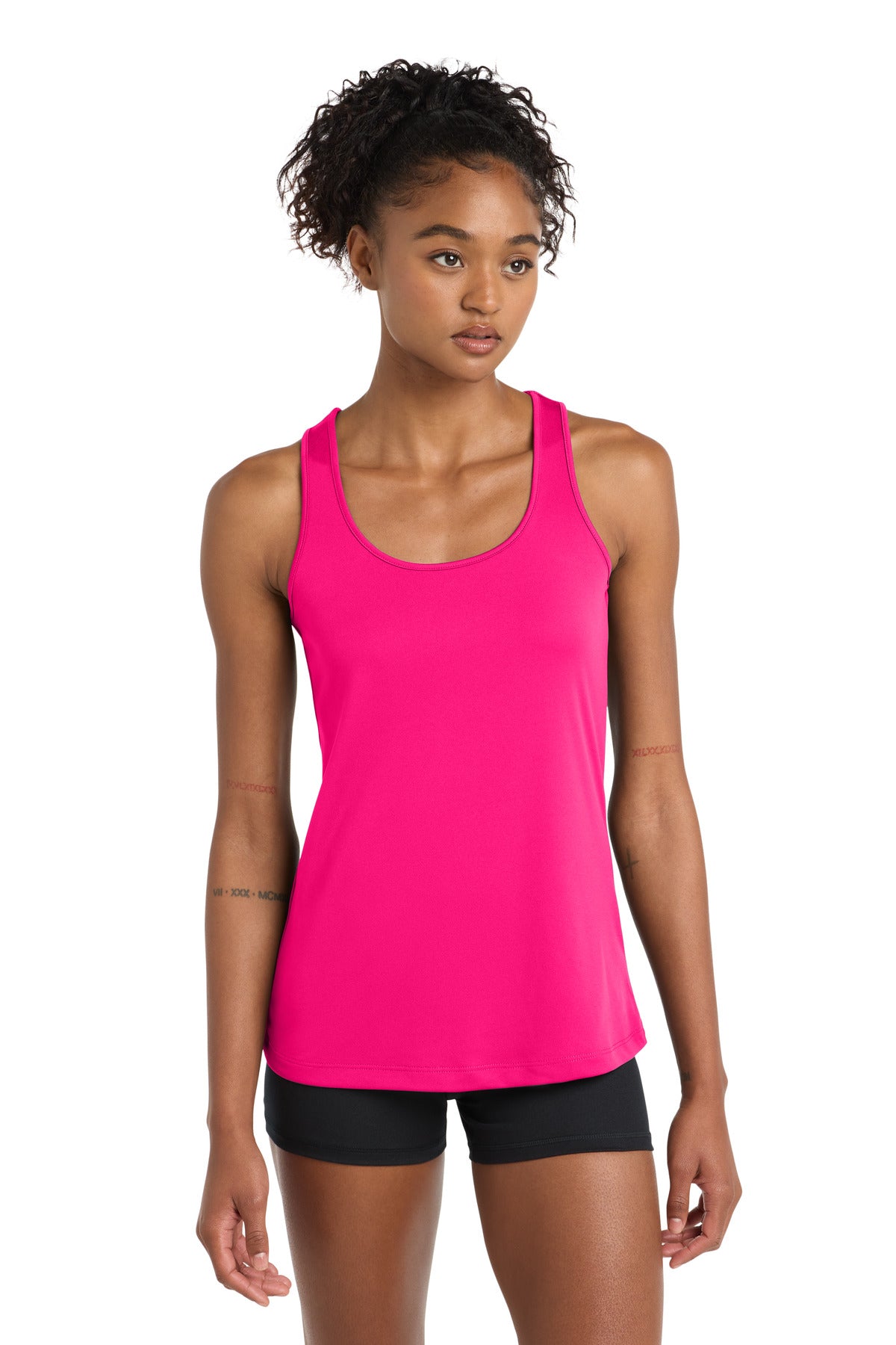 Sport-Tek Women's PosiCharge Competitor Racerback Tank. LST356 - Neon Pink