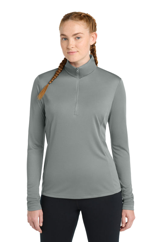 Sport-Tek Women's PosiCharge Competitor 1/4-Zip Pullover. LST357 - Grey Concrete