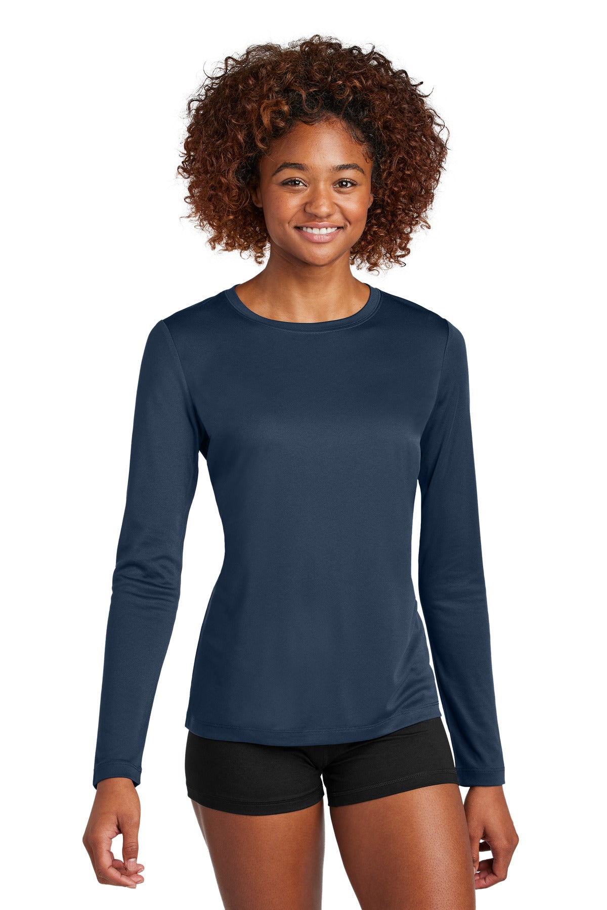 Sport-Tek Women's Posi-UV Pro Long Sleeve LST420LS - True Navy