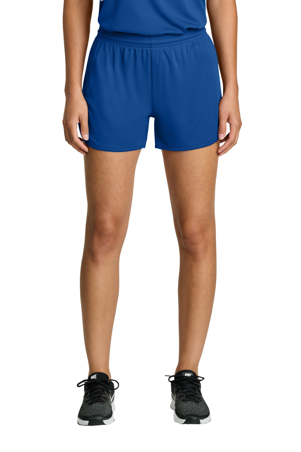 Sport-Tek Women's Club 3  Track Short LST447 - True Royal