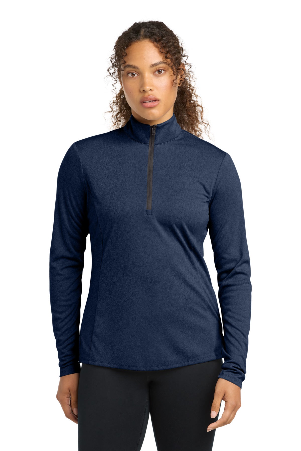 Sport-Tek  Women's Endeavor 1/2-Zip Pullover. LST469 - Dark Royal Heather
