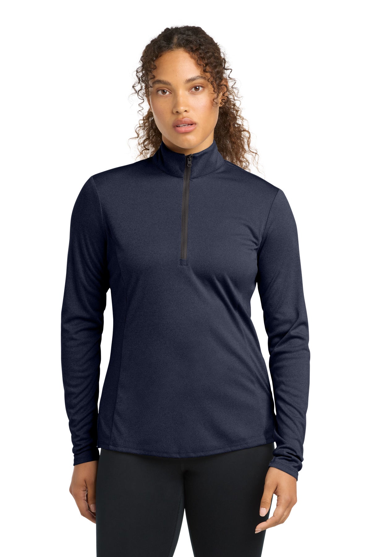Sport-Tek  Women's Endeavor 1/2-Zip Pullover. LST469 - Deep Navy Heather