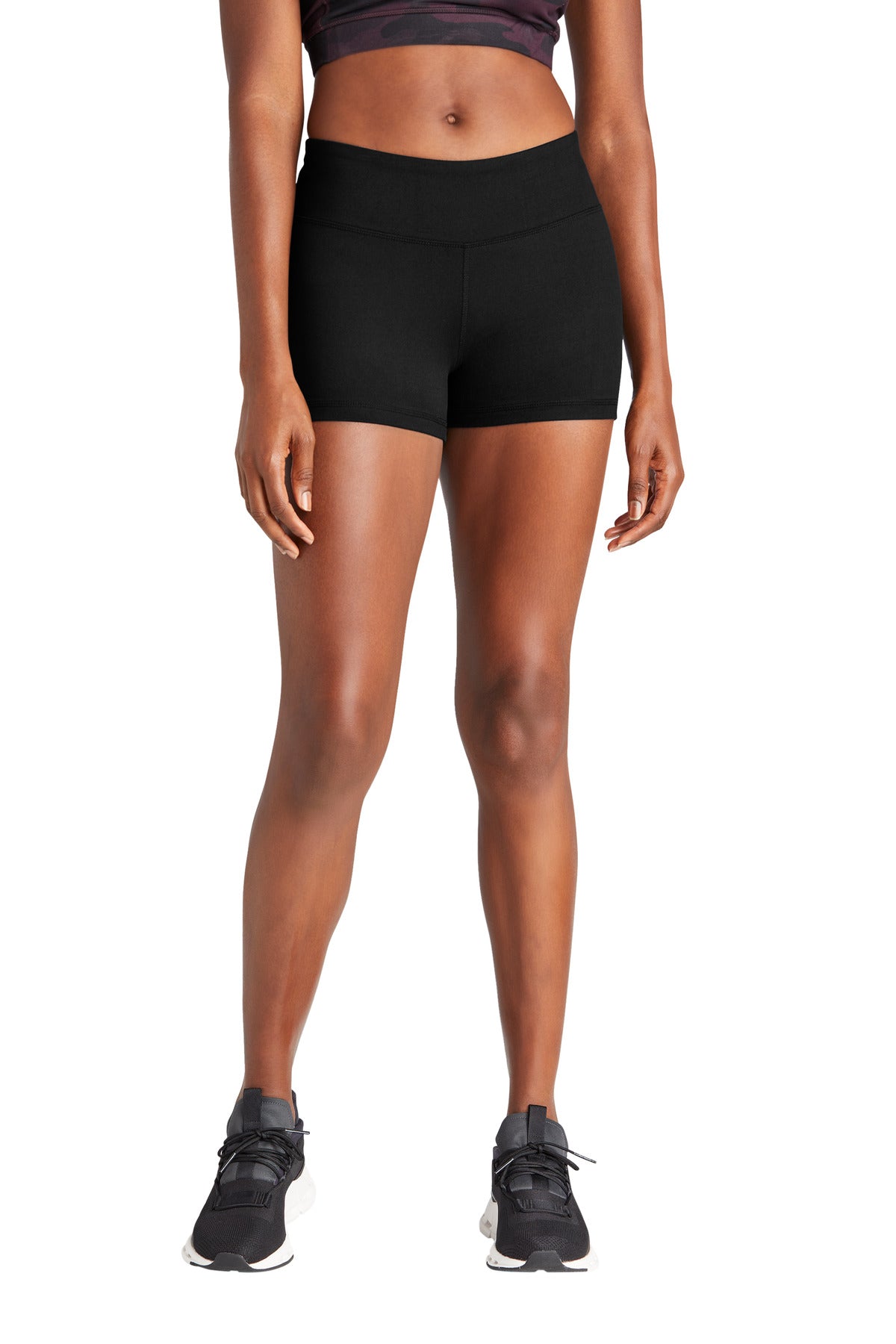 Sport-Tek Women's Interval 3  Short LST475 - Black