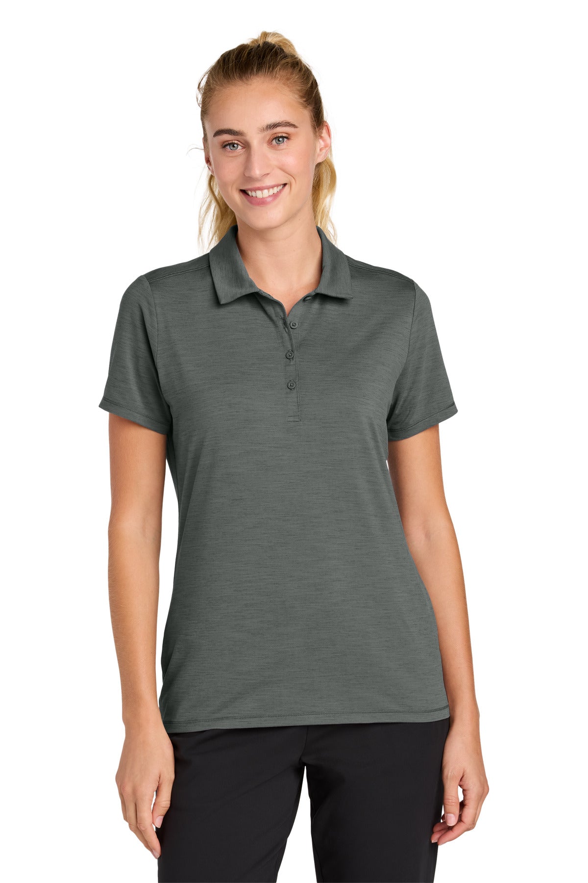 Sport-Tek Women's Versa Polo LST490 - Shadow Grey