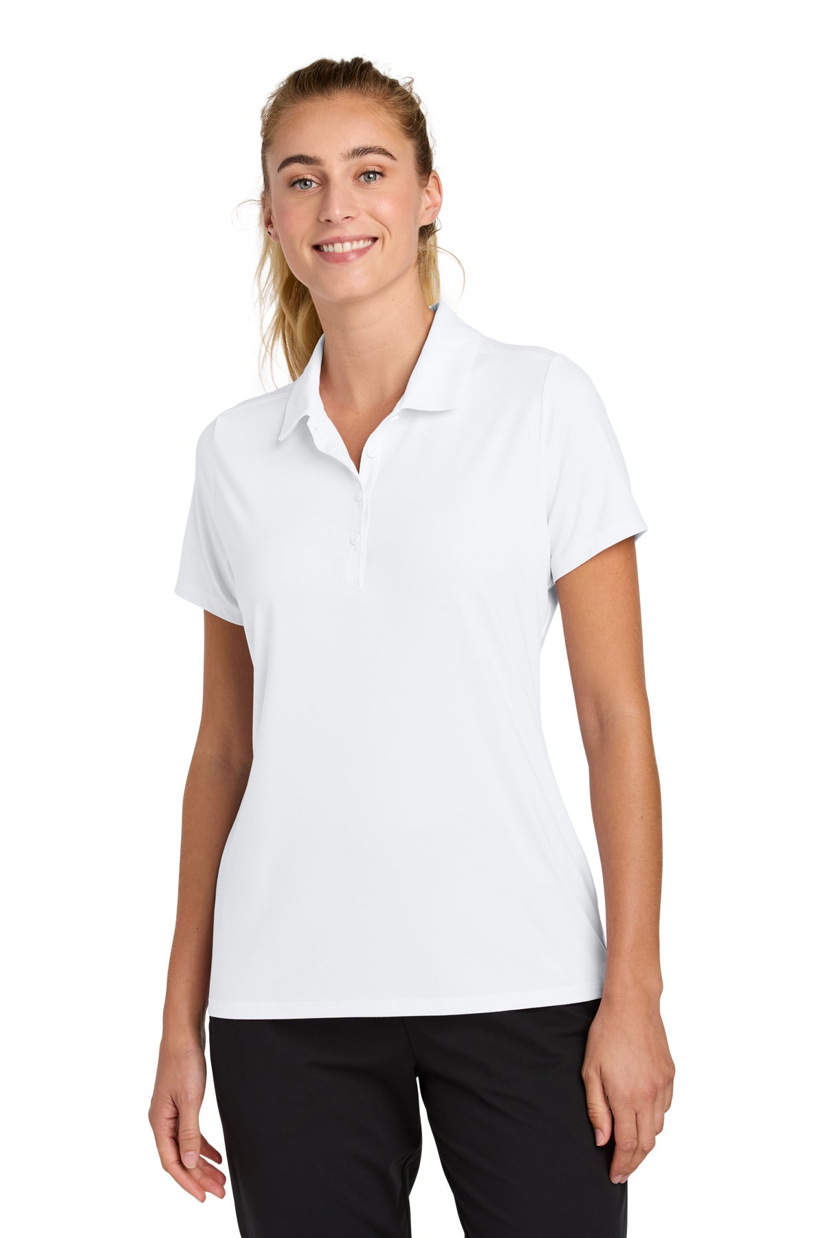 Sport-Tek Women's Versa Polo LST490 - White