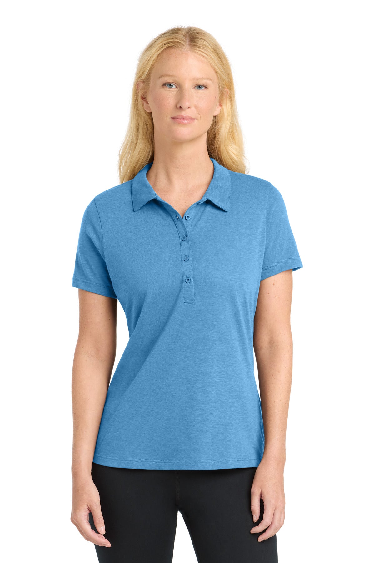 Sport-Tek Women's PosiCharge Strive Polo. LST530 - Carolina Blue