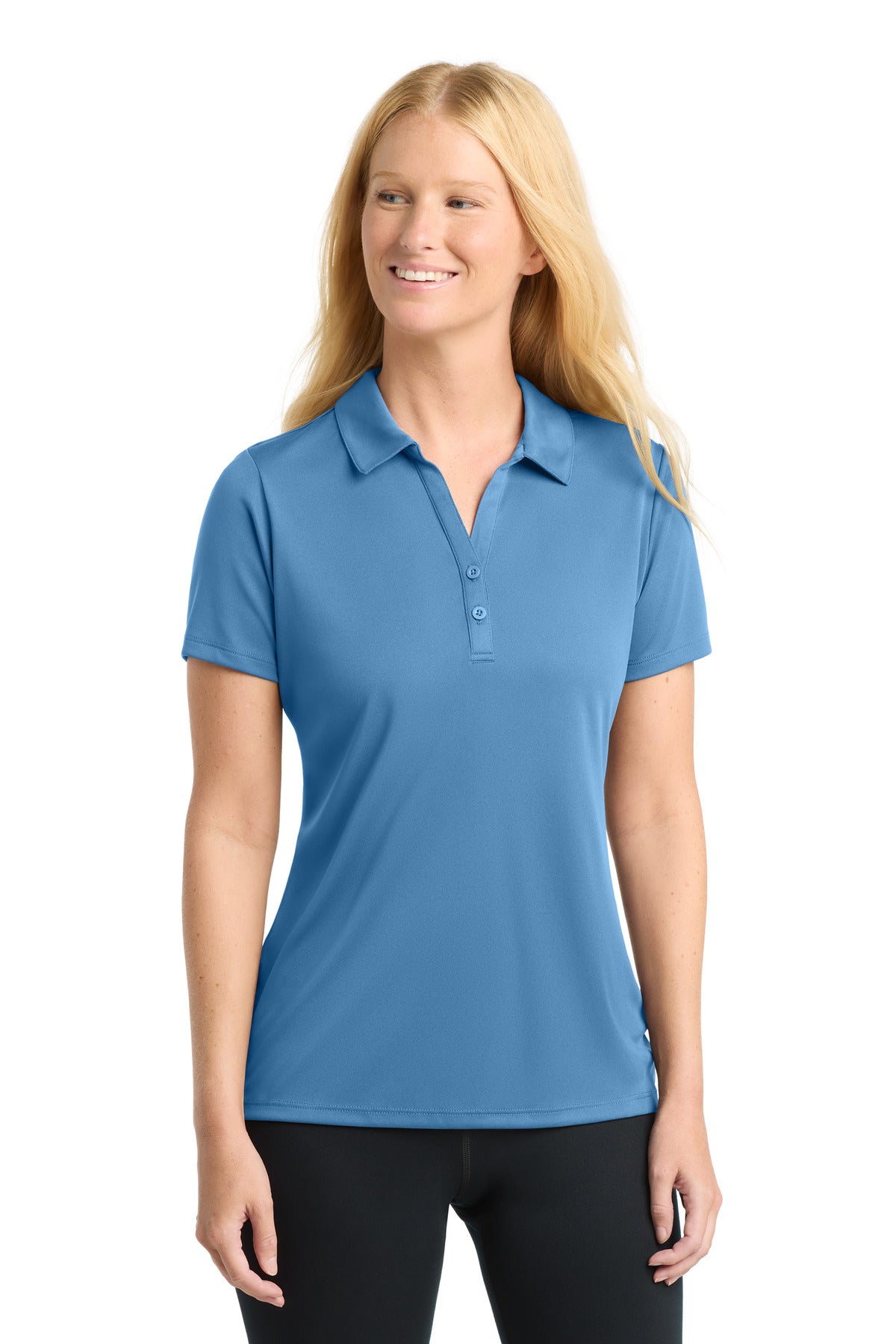Sport-Tek  Women's PosiCharge  Competitor  Polo. LST550 - Carolina Blue