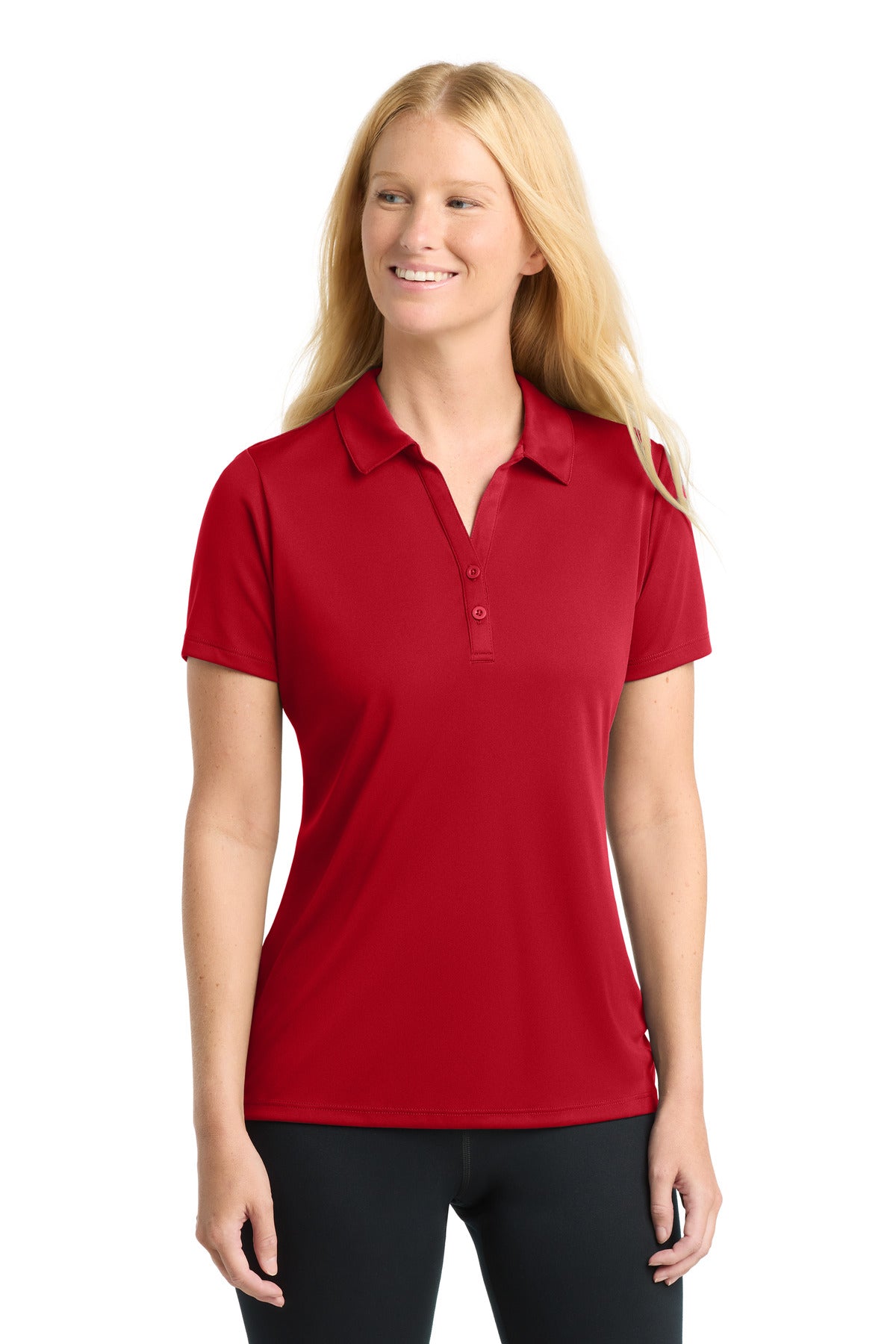 Sport-Tek  Women's PosiCharge  Competitor  Polo. LST550 - True Red