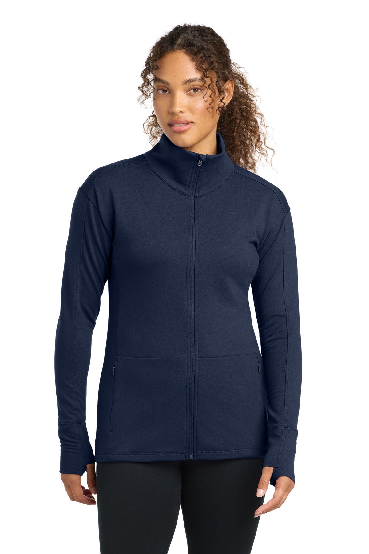 Sport-Tek Women's Sport-Wick Flex Fleece Full-Zip. LST560 - True Navy