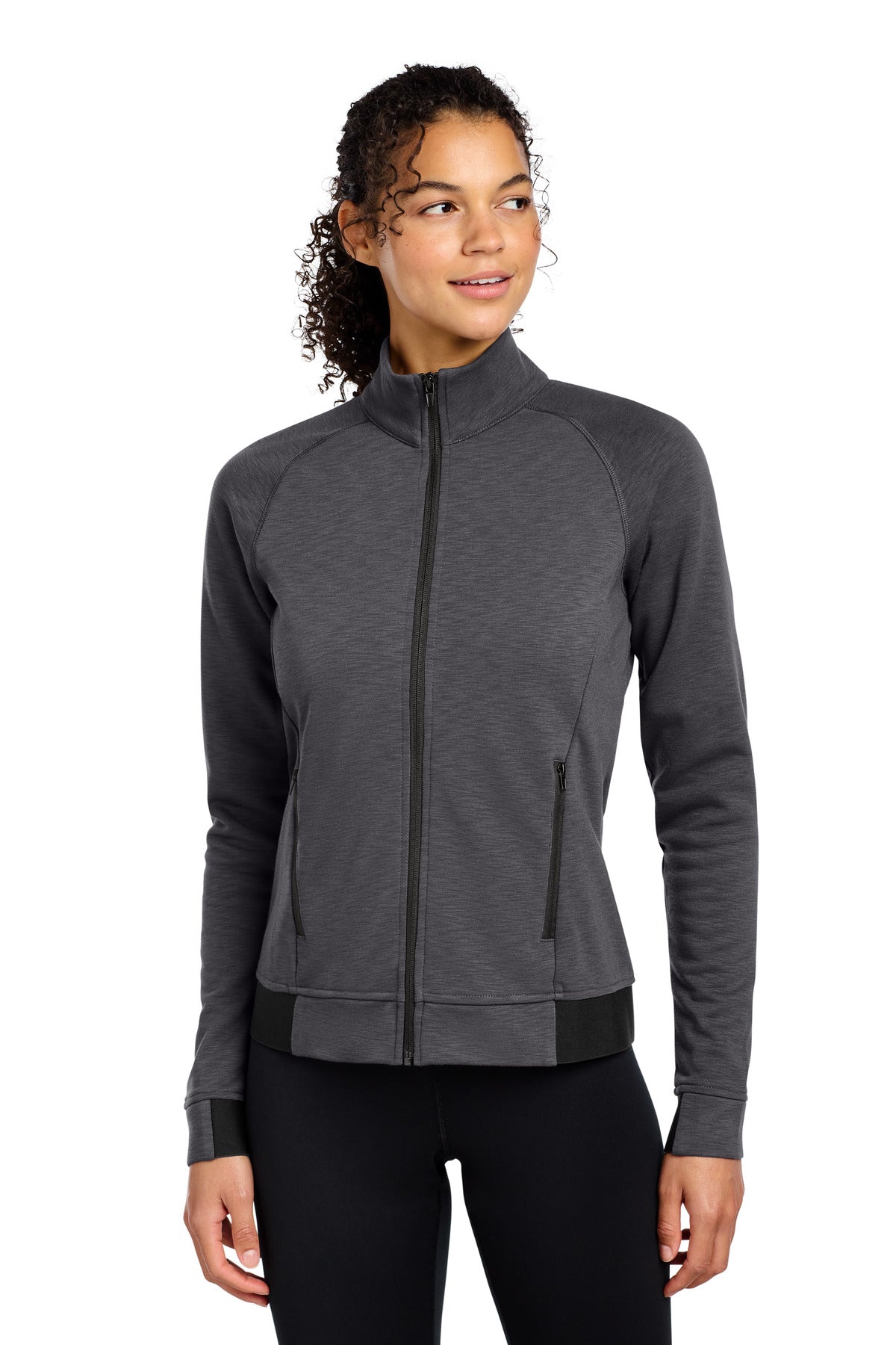 Sport-Tek Women's PosiCharge Strive Full-Zip LST570 - Graphite