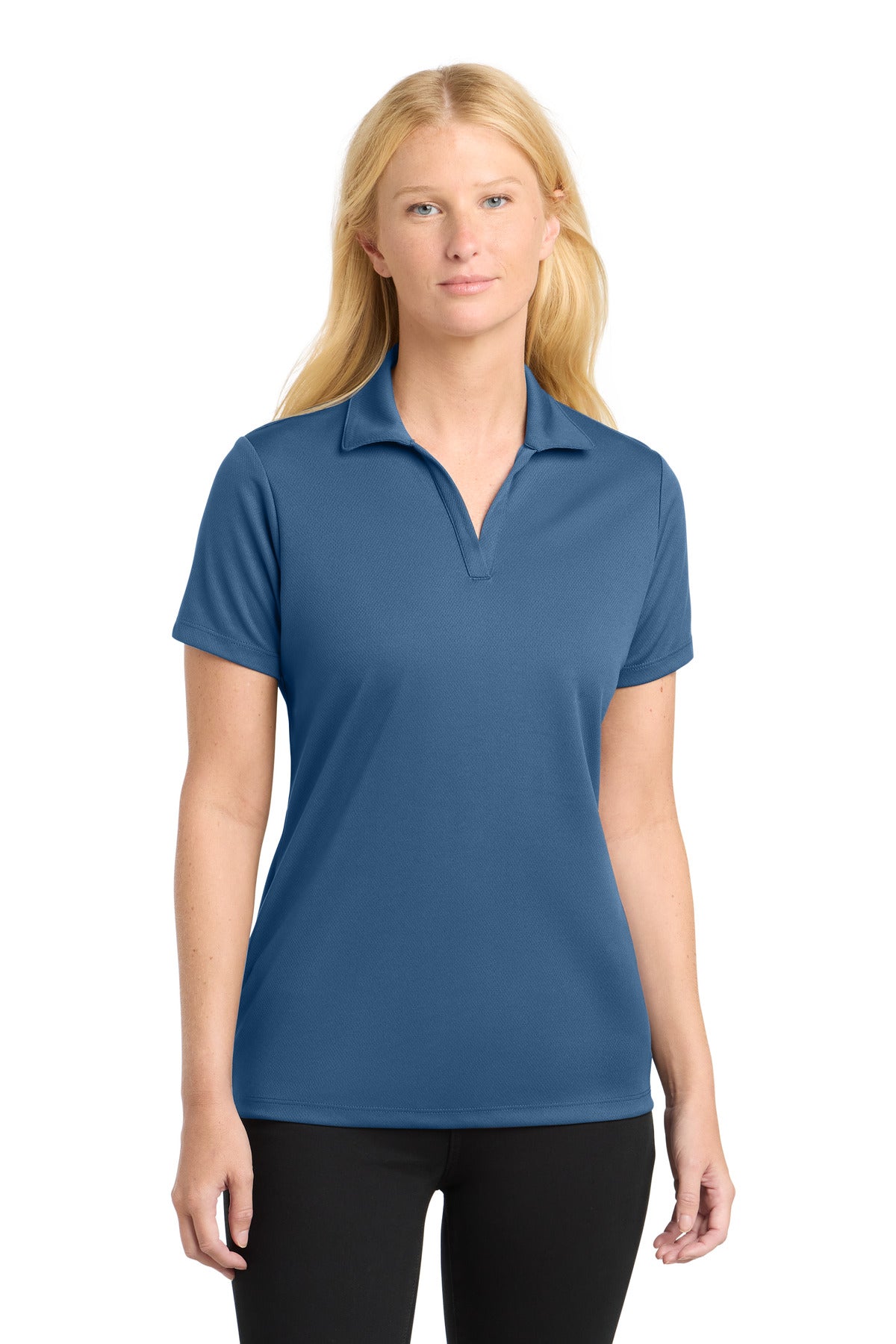 Sport-Tek Women's PosiCharge RacerMesh Polo. LST640 - Dawn Blue