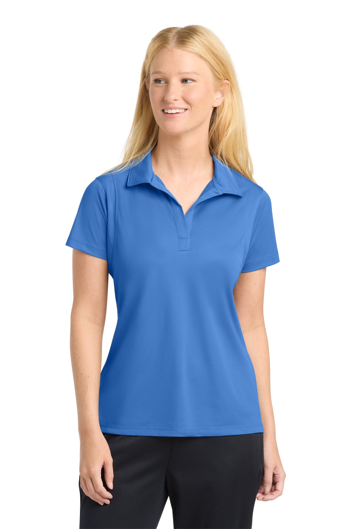 Sport-Tek Women's Micropique Sport-Wick Polo. LST650 - Blue Lake
