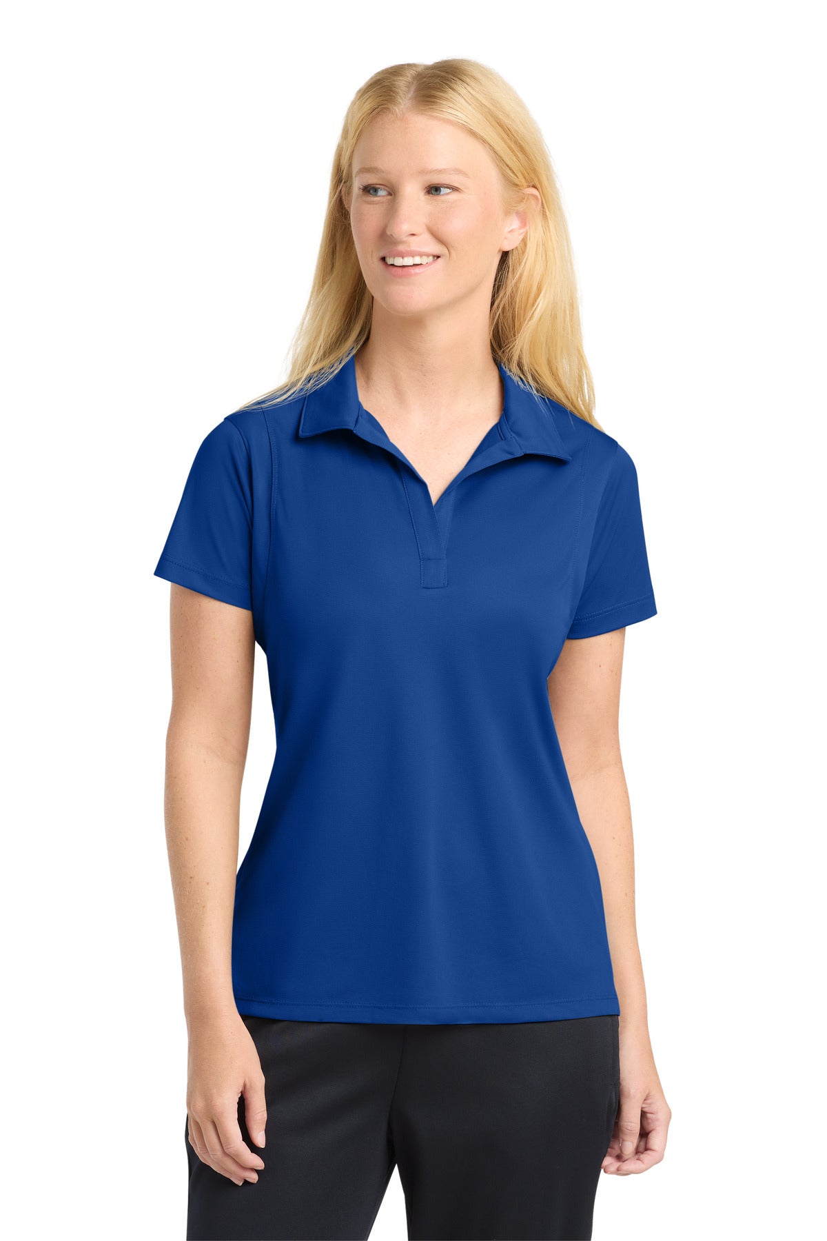 Sport-Tek Women's Micropique Sport-Wick Polo. LST650 - True Royal