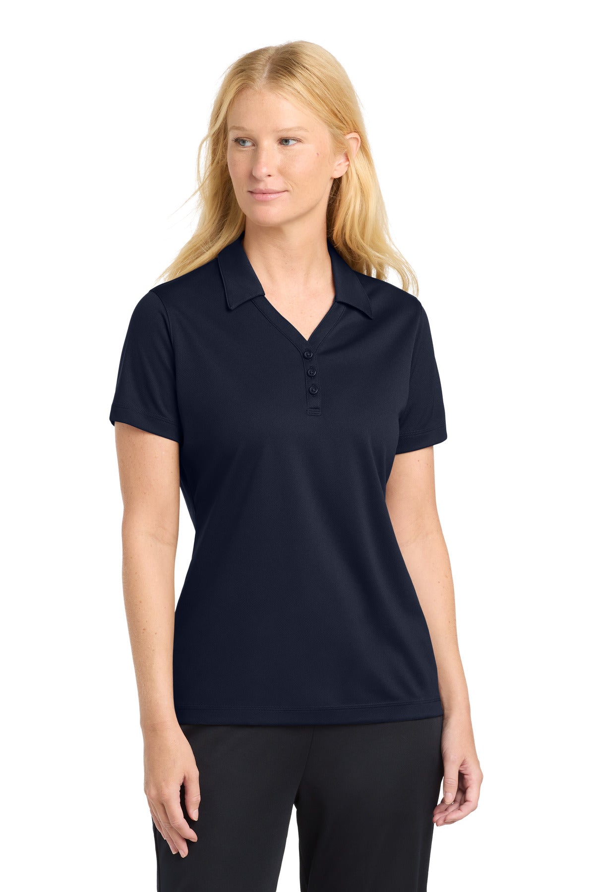 Sport-Tek Women's PosiCharge Micro-Mesh Polo. LST680 - True Navy