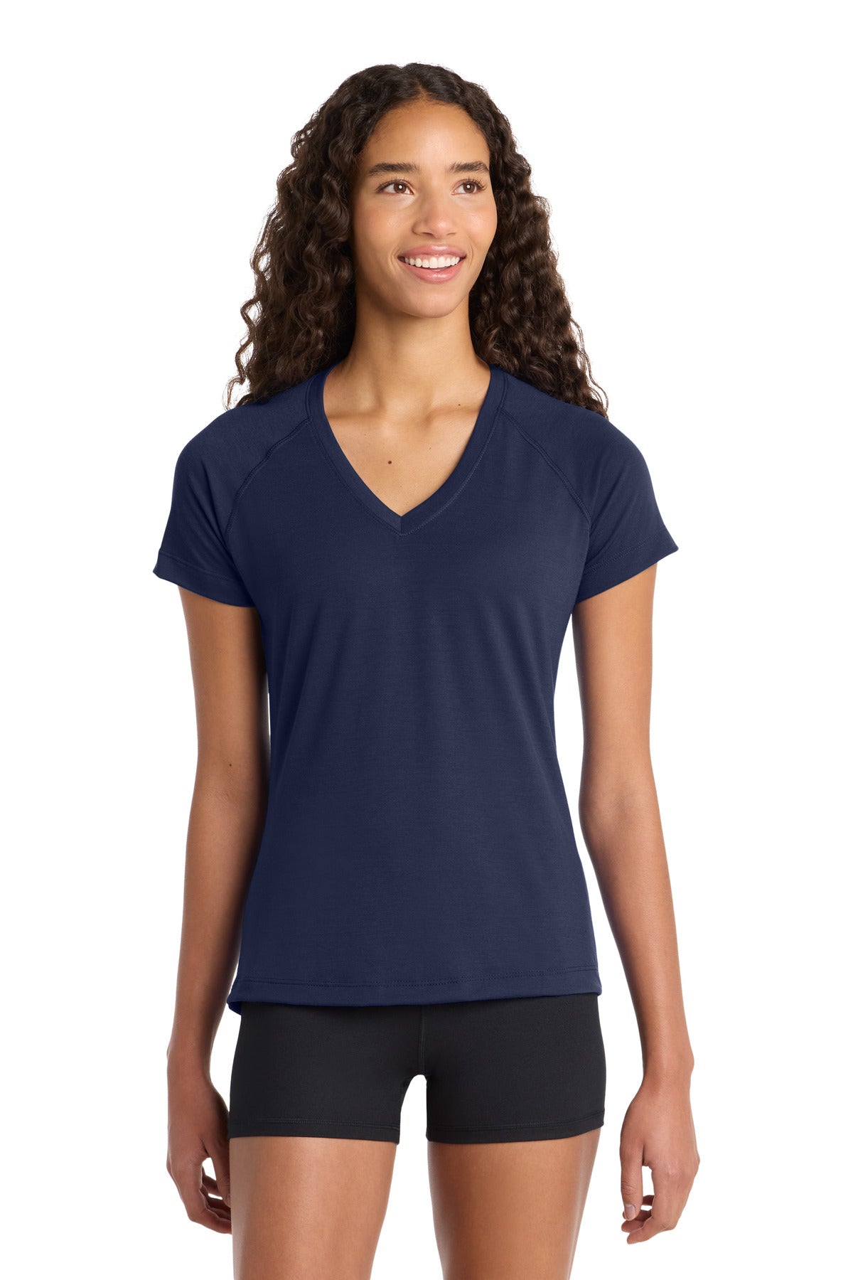 Sport-Tek Women's Ultimate Performance V-Neck. LST700 - True Navy