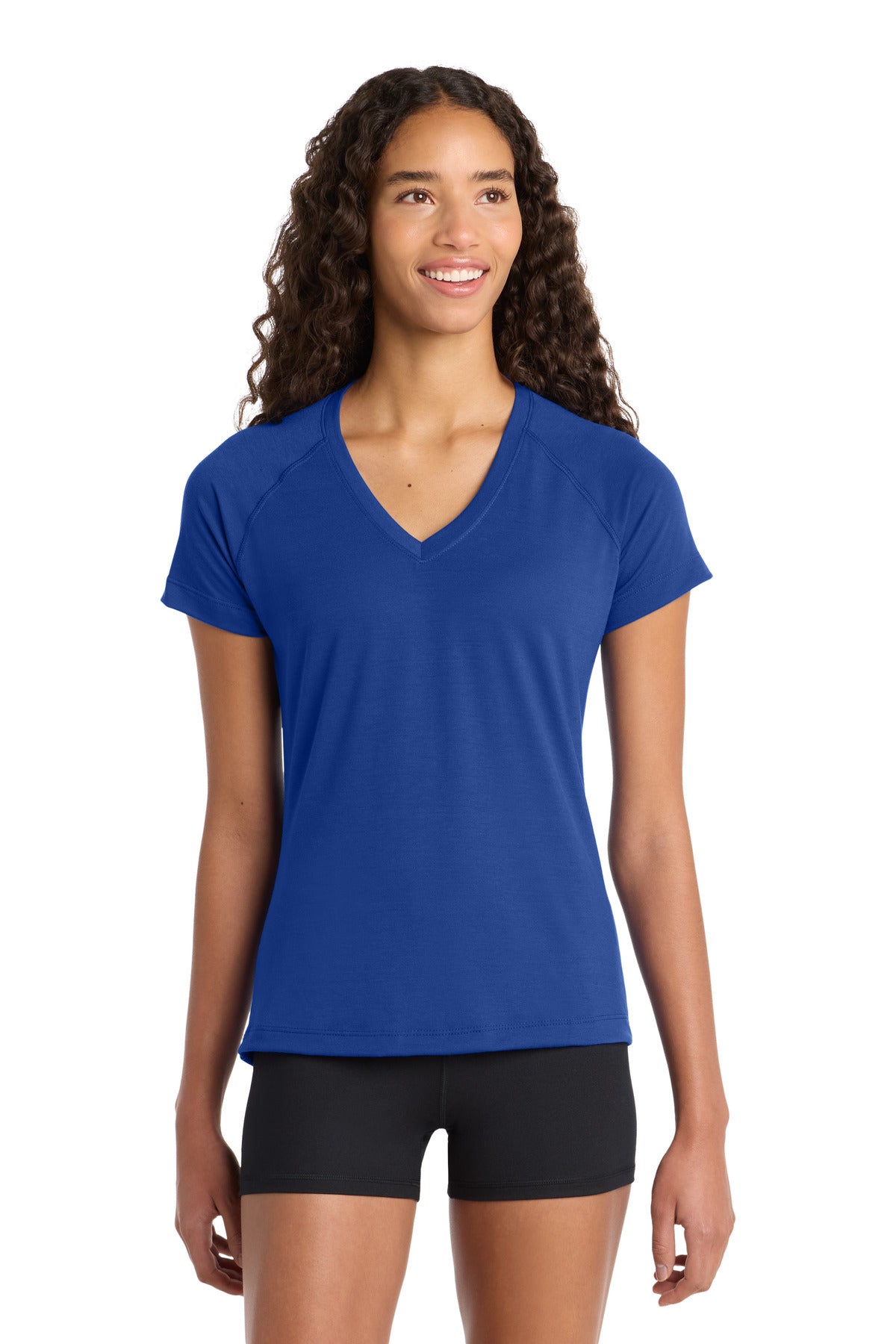 Sport-Tek Women's Ultimate Performance V-Neck. LST700 - True Royal