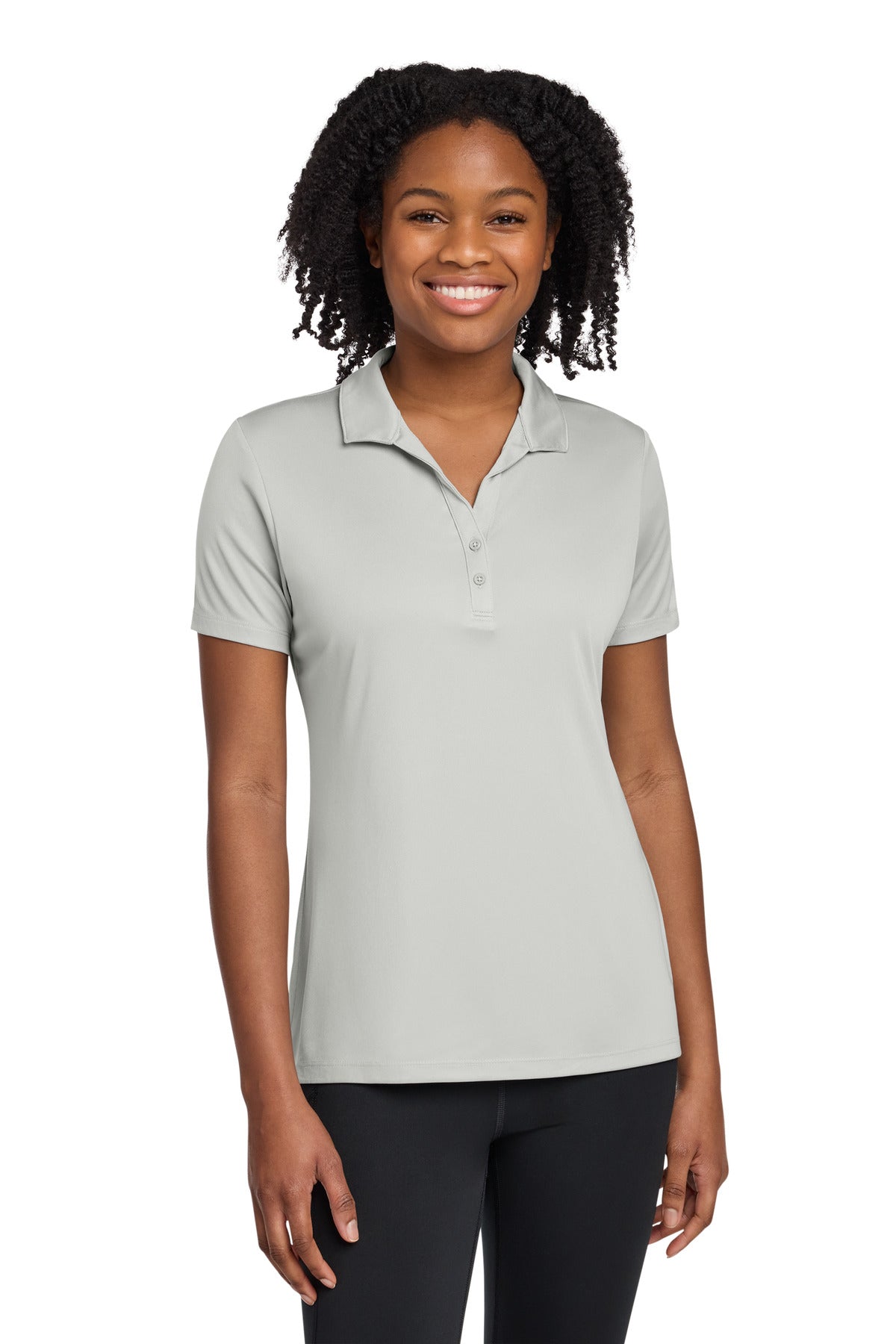 Sport-Tek Women's PosiCharge Re-Compete Polo LST725 - Silver