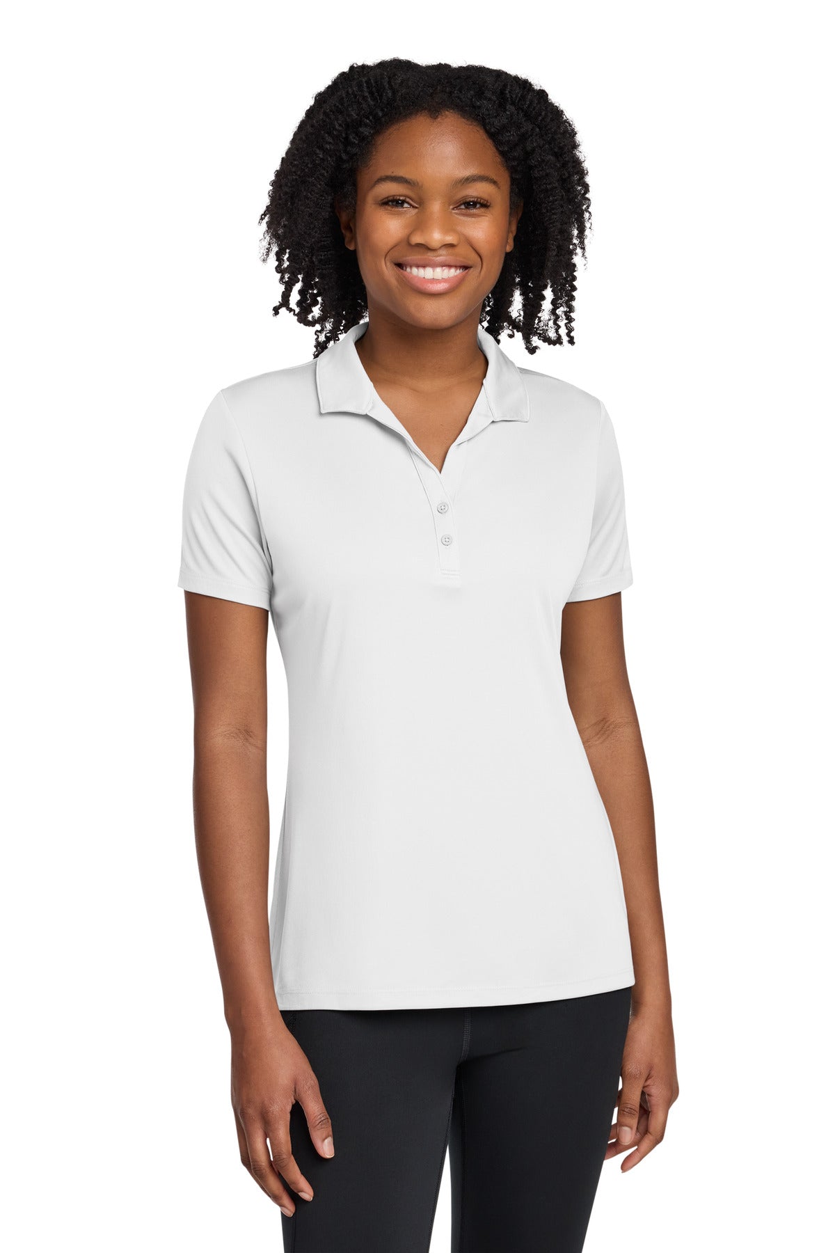 Sport-Tek Women's PosiCharge Re-Compete Polo LST725 - White