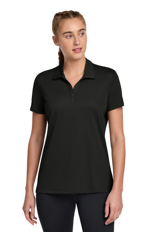 Sport-Tek Women's UV Micropique Polo LST740 - Black