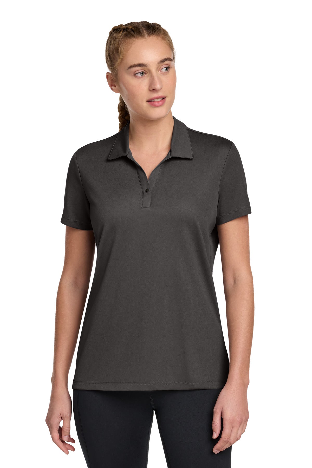 Sport-Tek Women's UV Micropique Polo LST740 - Graphite