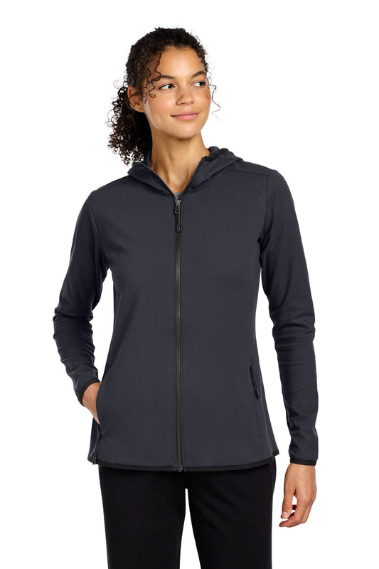 Sport-Tek Women's Circuit Hooded Full-Zip LST870 - Graphite