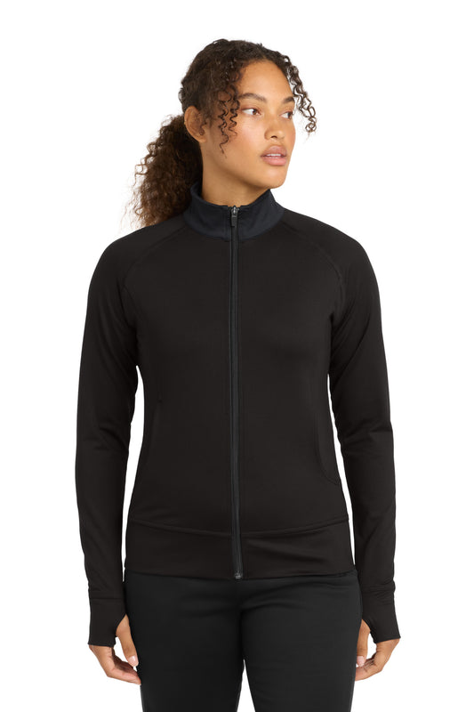Sport-Tek Women's NRG Fitness Jacket. LST885 - Black