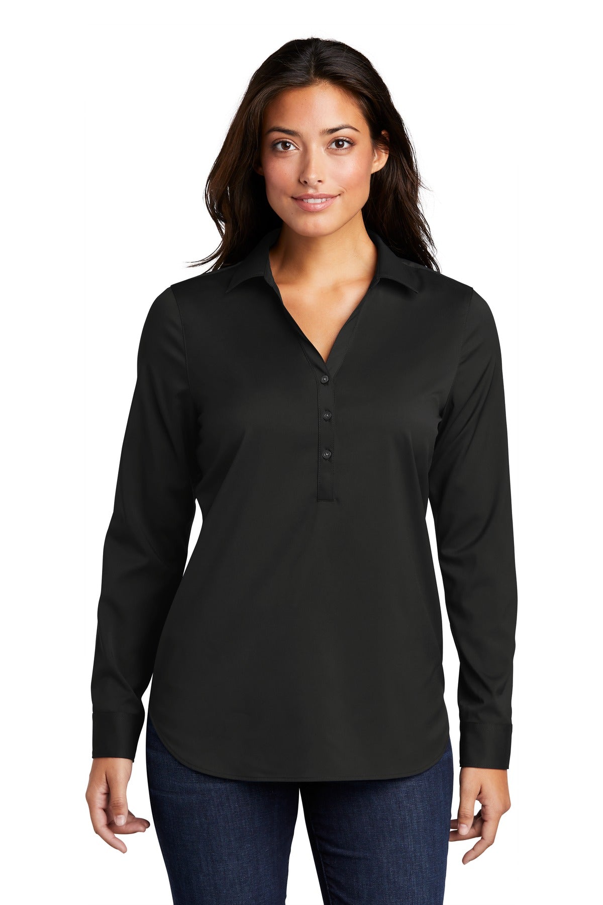 Port Authority  Ladies City Stretch Tunic LW680 - Black