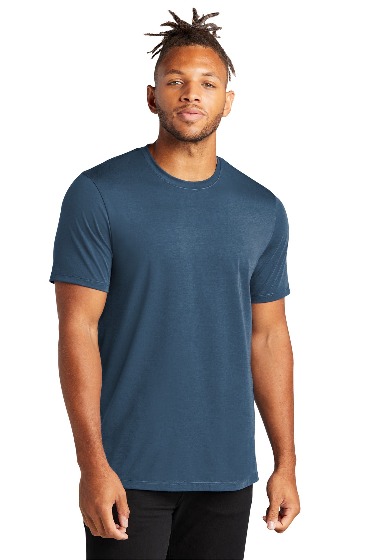 Mercer+Mettle Stretch Jersey Crew MM1016 - Insignia Blue