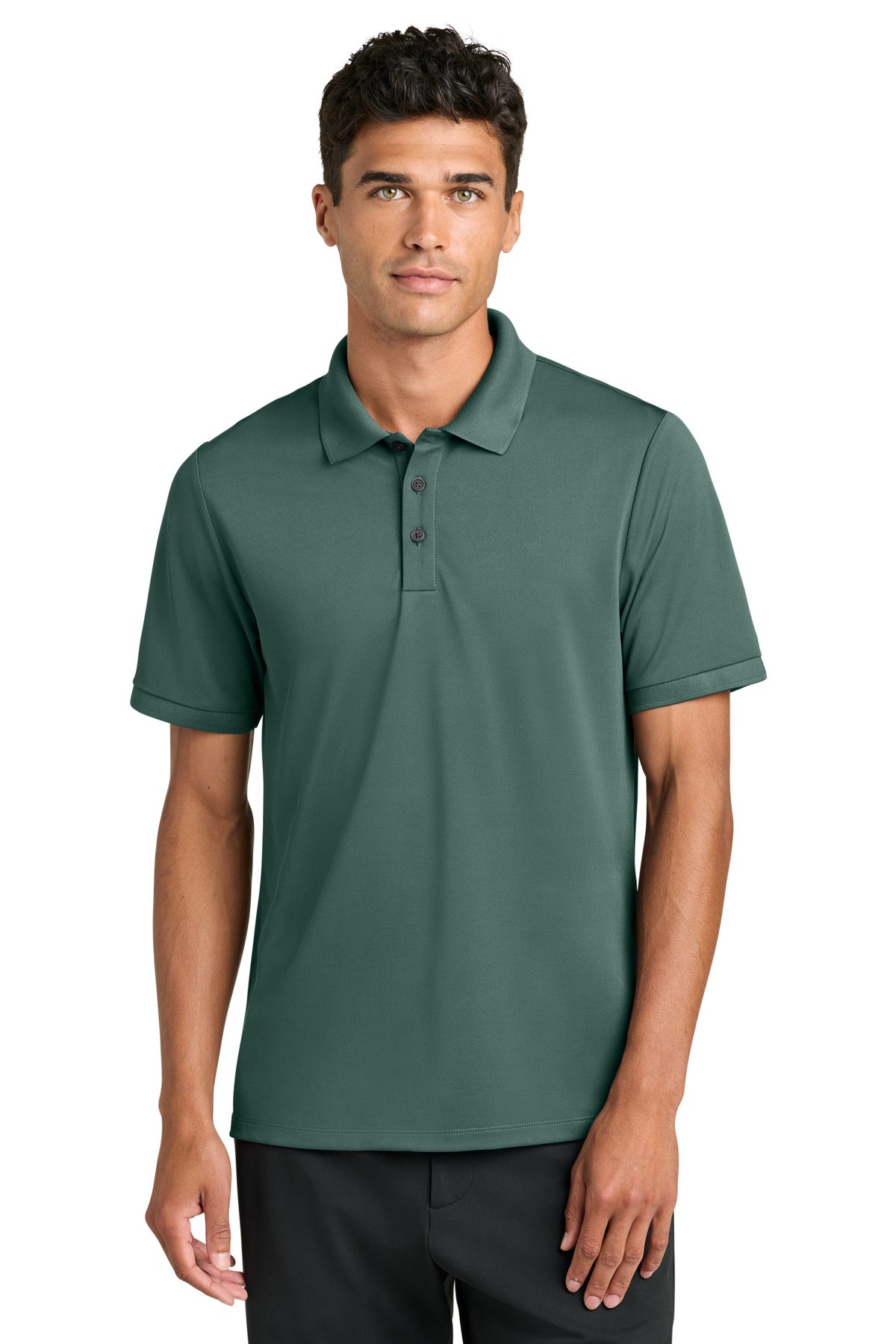Mercer+Mettle Everyday Performance Polo MM1030 - Silver Pine