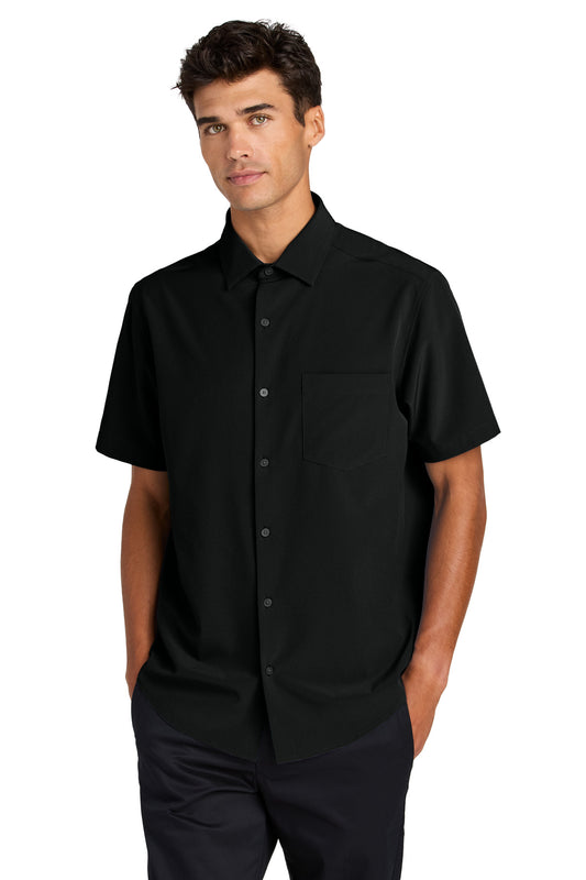Mercer+Mettle Short Sleeve UV Capital Tech Shirt MM2006 - Deep Black