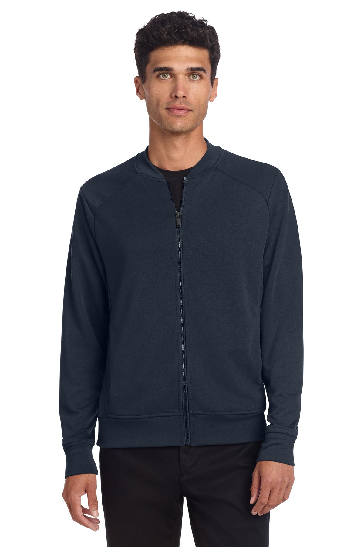 Mercer+Mettle Double-Knit Bomber MM3000 - Night Navy