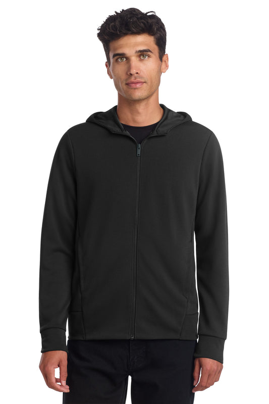 Mercer+Mettle Double-Knit Full-Zip Hoodie MM3002 - Deep Black