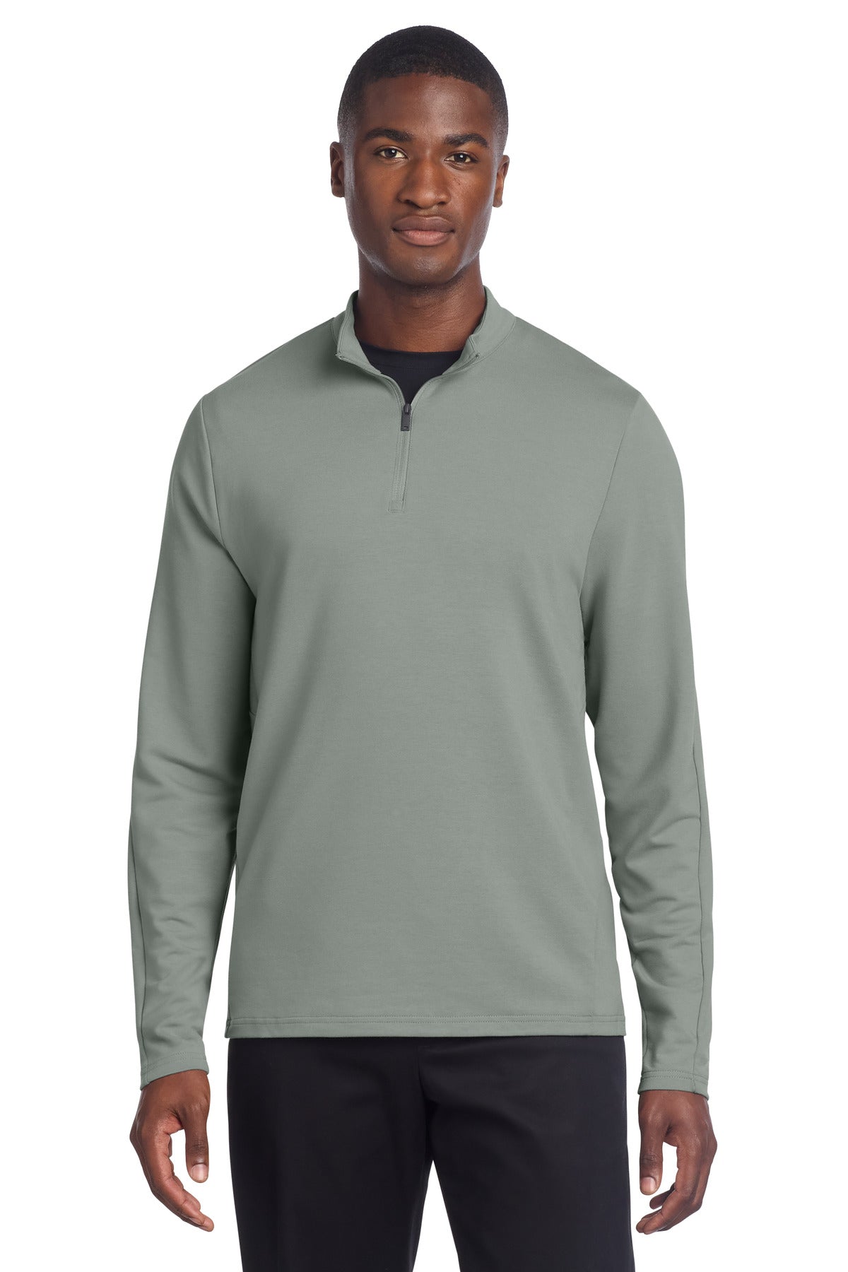 Mercer+Mettle Stretch 1/4-Zip Pullover MM3010 - Gusty Grey