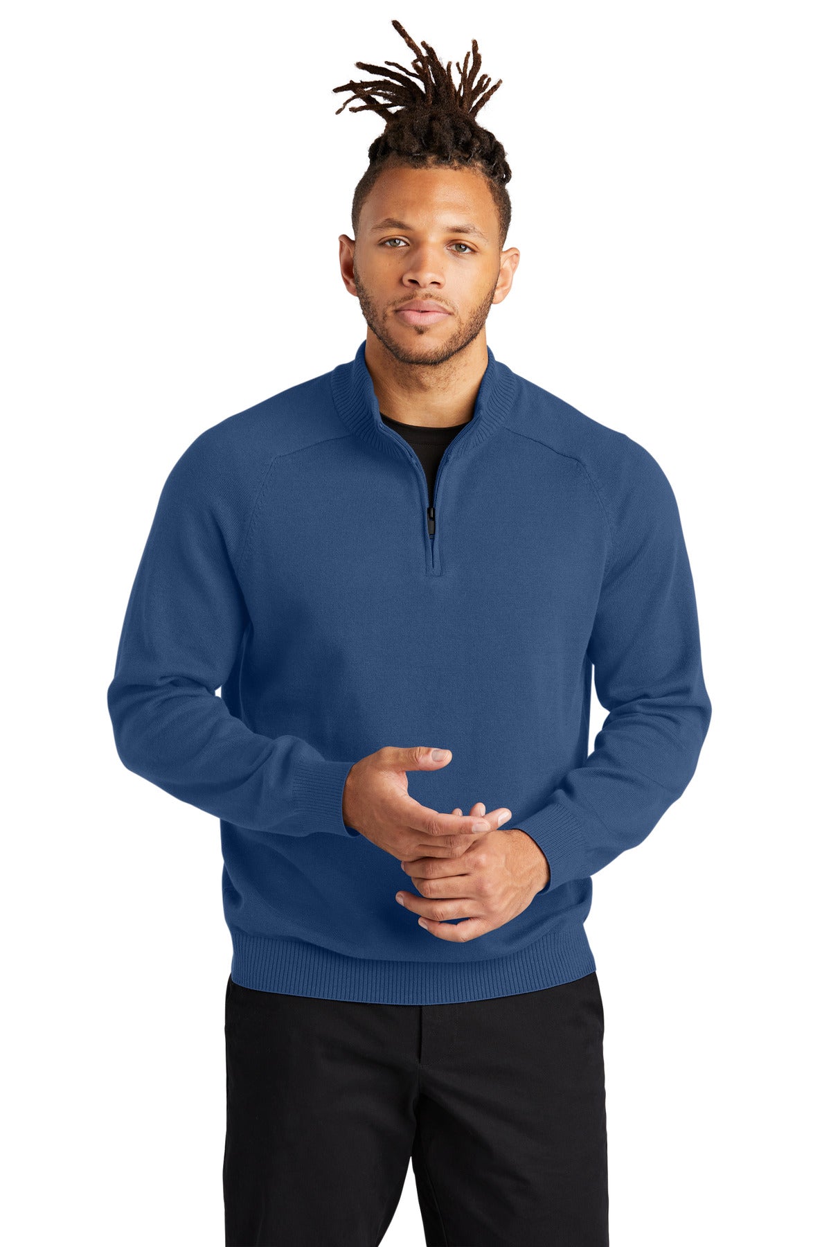 Mercer+Mettle 1/4-Zip Sweater MM3020 - Insignia Blue