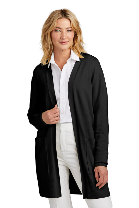 Mercer+Mettle Women's Open-Front Cardigan Sweater MM3023 - Deep Black