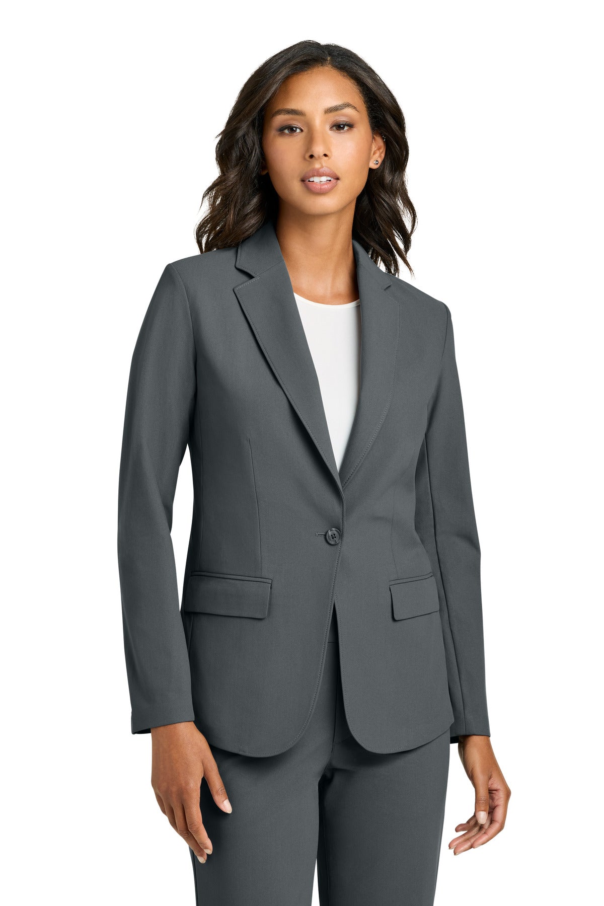 Mercer+Mettle Women's Capital Tech Blazer MM3033 - Storm Grey