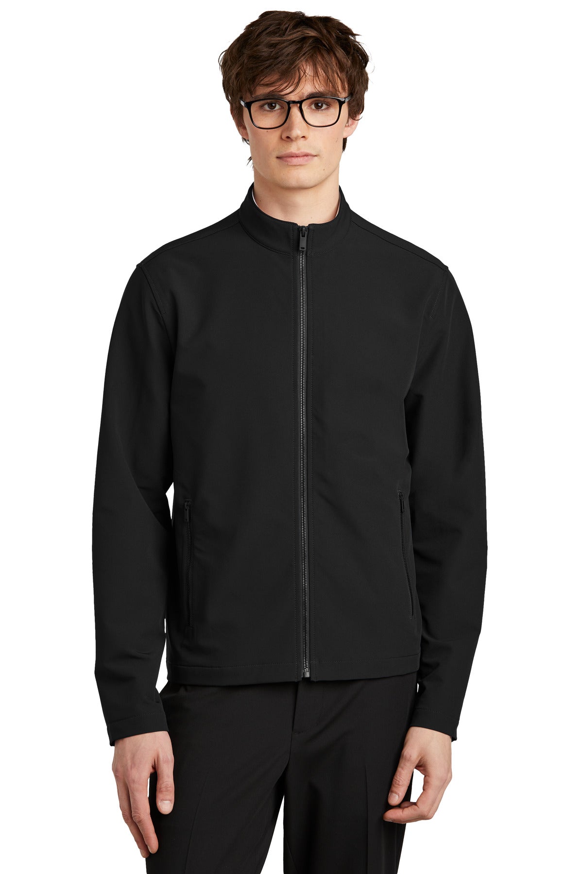 Mercer+Mettle Stretch Soft Shell Jacket MM7102 - Deep Black