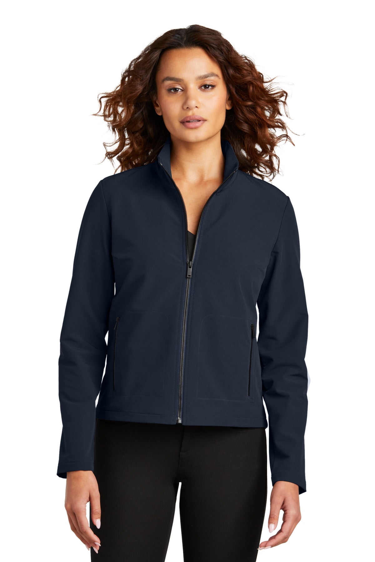 Mercer+Mettle Women's Stretch Soft Shell Jacket MM7103 - Night Navy