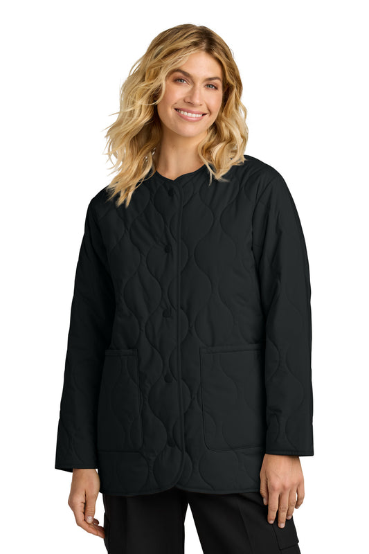 Mercer+Mettle Women's Quilted Liner Jacket MM7203 - Deep Black