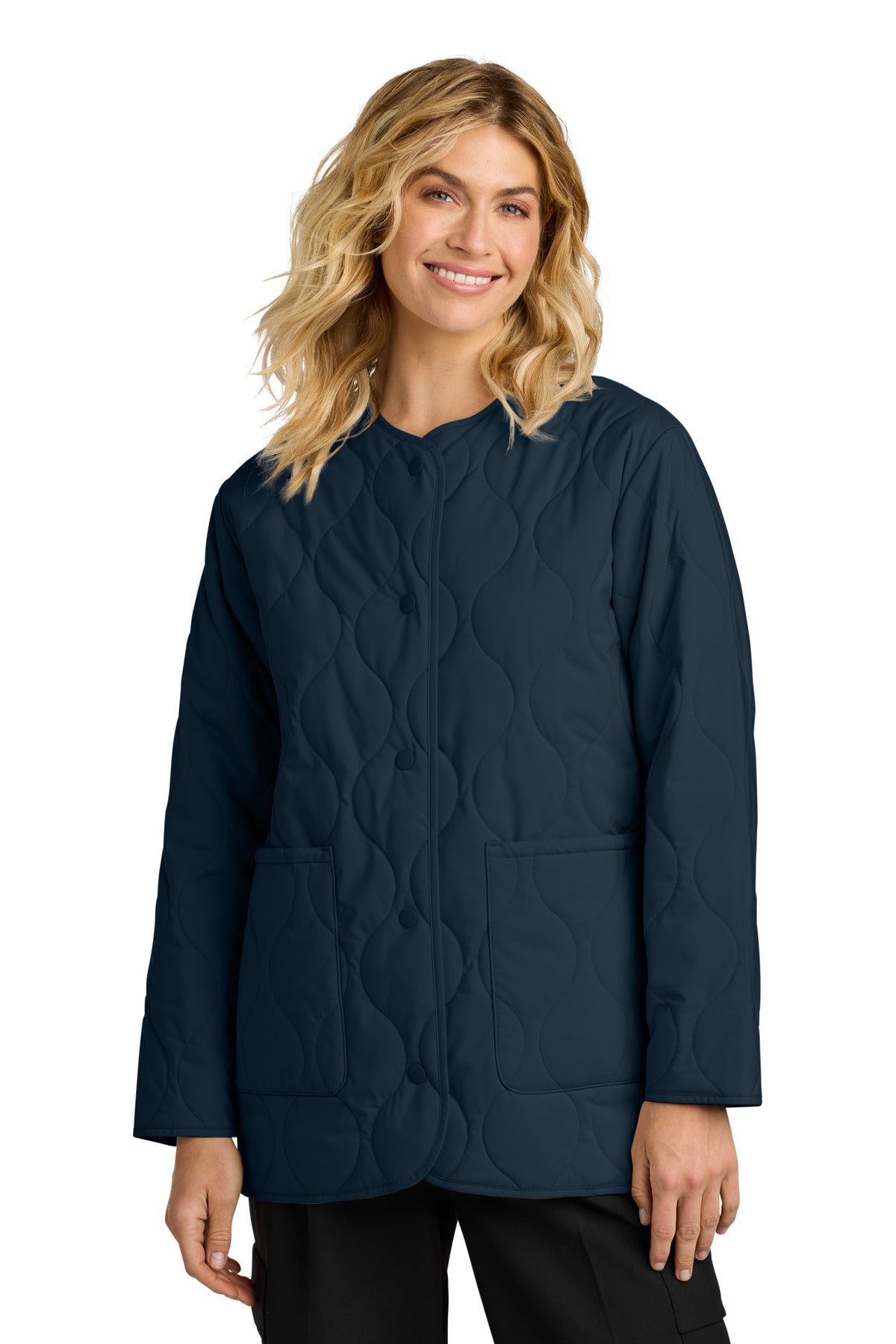 Mercer+Mettle Women's Quilted Liner Jacket MM7203 - Night Navy