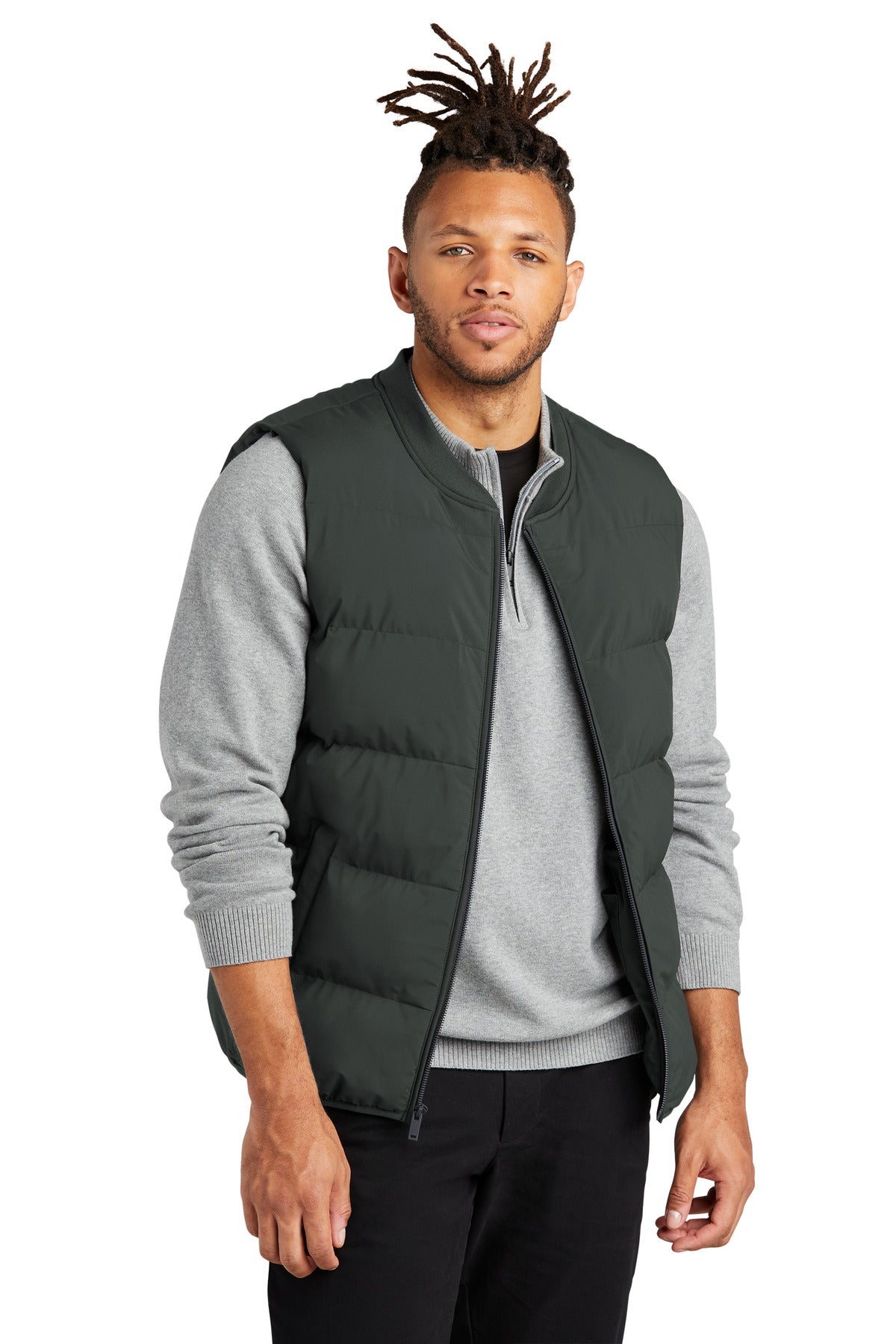 Mercer+Mettle Puffy Vest MM7214 - Anchor Grey