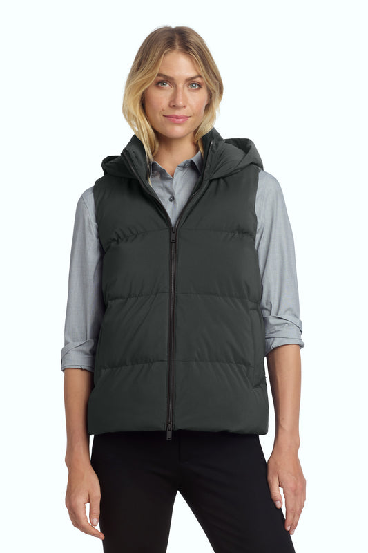Mercer+Mettle Women's Puffy Vest MM7217 - Anchor Grey
