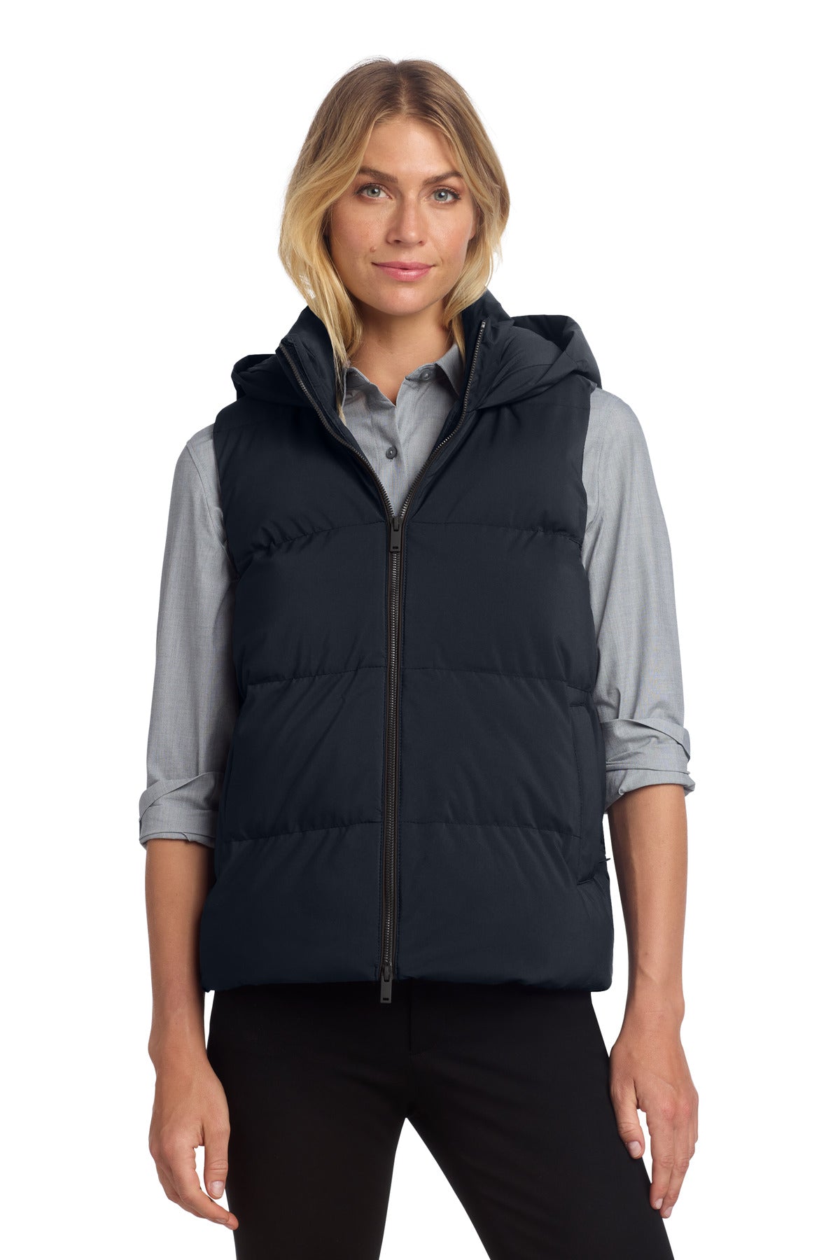 Mercer+Mettle Women's Puffy Vest MM7217 - Night Navy