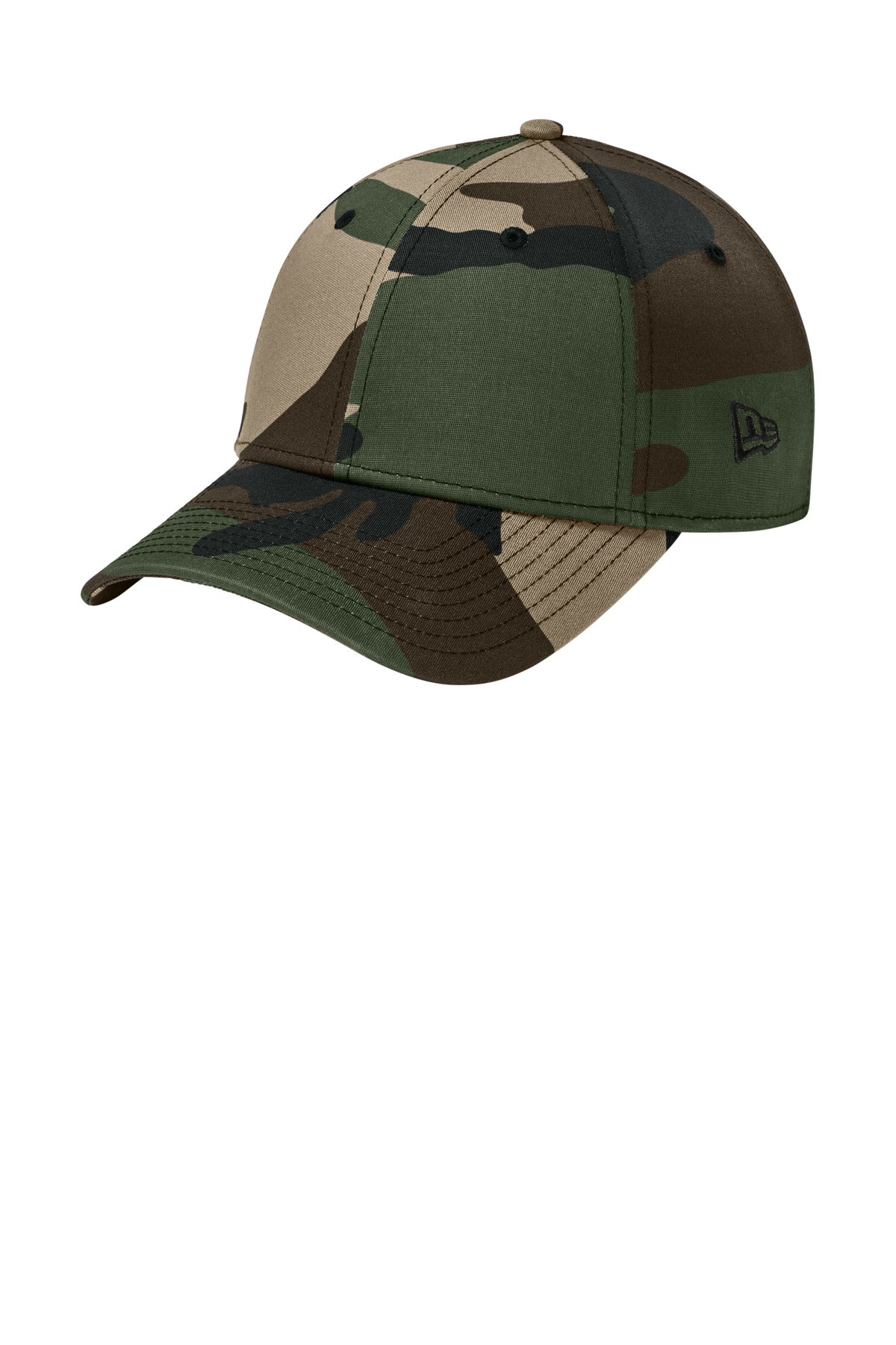 New Era - Structured Stretch Cotton Cap.  NE1000 - Flag Camo