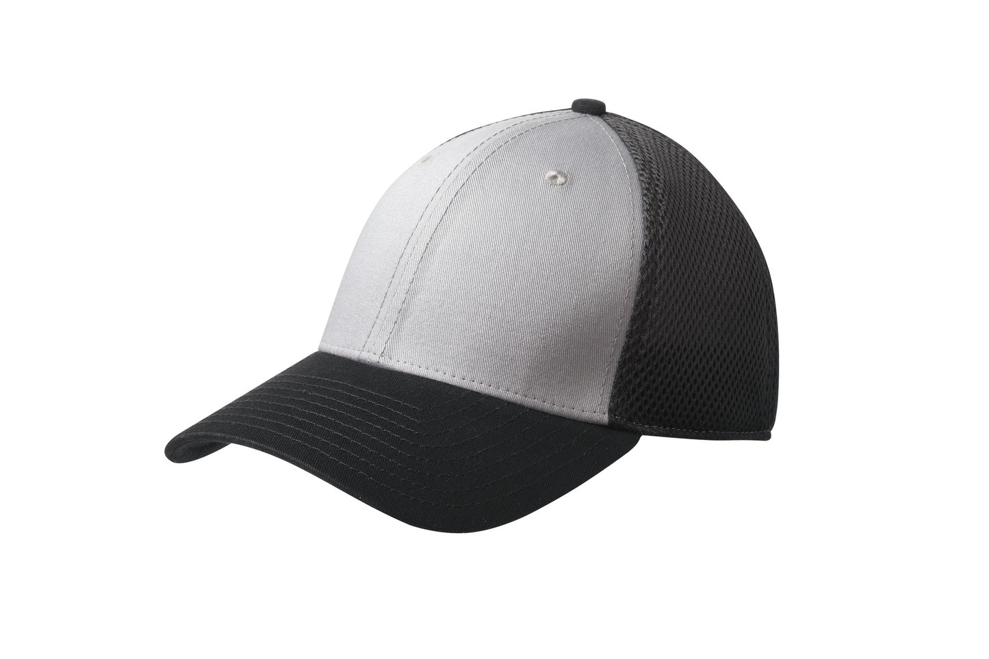 New Era - Stretch Mesh Cap.  NE1020 - Grey/ Black