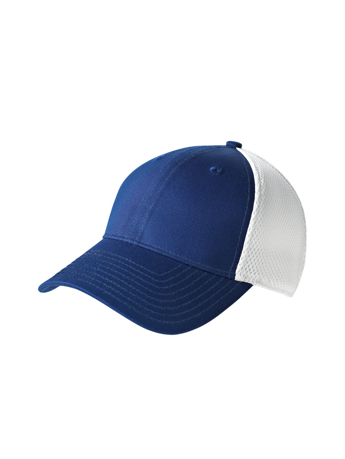 New Era - Stretch Mesh Cap.  NE1020 - Royal/ White